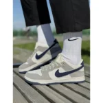 Premium Nike Sb Dunk Shoes White Grey With Blue Tick For Men (BSF1824) - stayhit.in