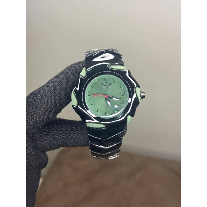 Premium Oakley Blade Watch Black Green For Men (JH591) - stayhit.in