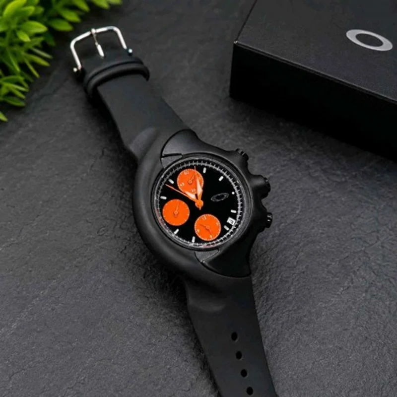 Premium Oakley Detonator Watch All Working Quartz For Men (FGS161) - stayhit.in