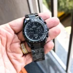 Premium Omega Chrono Watch Black For Men (BOT2962) - stayhit.in