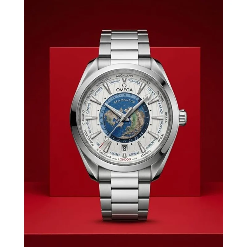 Premium Omega Seamaster Aqua Terra Watch World Map For Men (WS200) - stayhit.in