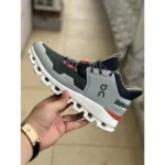 Premium On Cloud Hi Edge Shoes Black Grey For Men