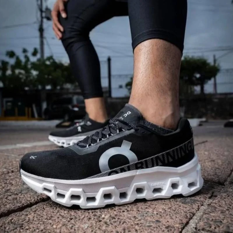 Premium On Cloud Monster 2 Shoes Black White For Men (SOS261) - stayhit.in