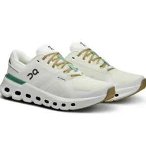 Premium On Cloud Runner 2 Undyed Shoes White Green For Men (BOT2927) - stayhit.in