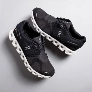 Premium On Cloud Running Cloud Shoes 5 Black White For Men (SOS222) - stayhit.in