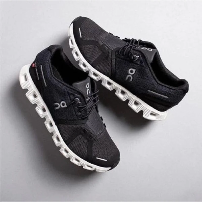 Premium On Cloud Running Cloud Shoes 5 Black White For Men (WS222) - stayhit.in