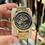 Premium Patek Philippe Skeleton Watch Gold Black For Men (WS126) - stayhit.in