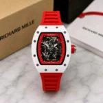 Premium Richard Mille Skeleton Watch Red For Men (FGS179) - stayhit.in