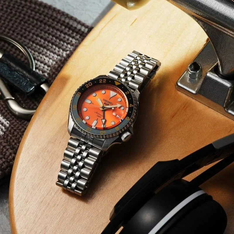Premium Seiko 5 Sports Gmt Watch Automatic For Men (SOS530) - stayhit.in