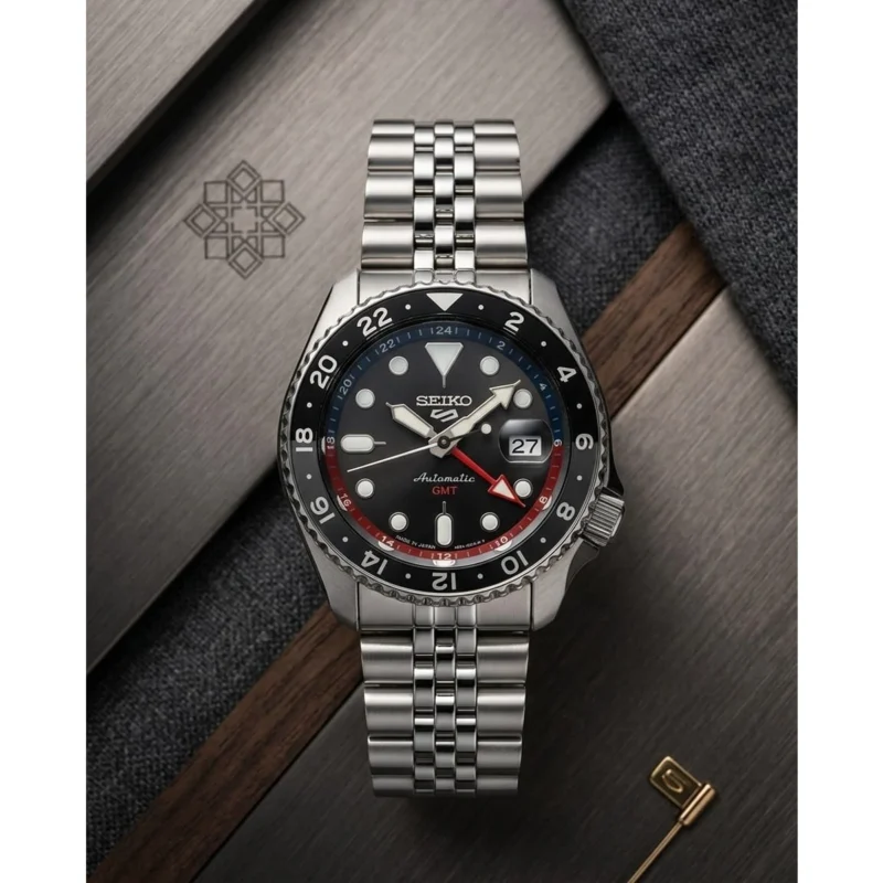 Premium Seiko 5 Sports Gmt Watch For Men (LAB658) - stayhit.in