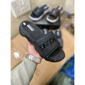 Premium Skechers Go Walk Slides All Black For Men (LAB875) - stayhit.in