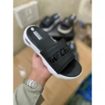 Premium Skechers Go Walk Slides White Black For Men (LAB876) - stayhit.in