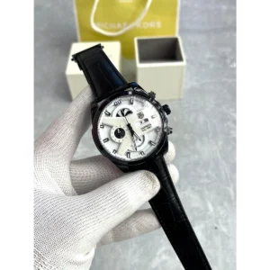 Premium Tag Cr7 Watch Leather Belt Chronograph For Men (LAB1074) - stayhit.in