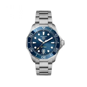 Premium Tag Heuer Aquaracer Watch Silver Blue For Men (BOT3146) - stayhit.in