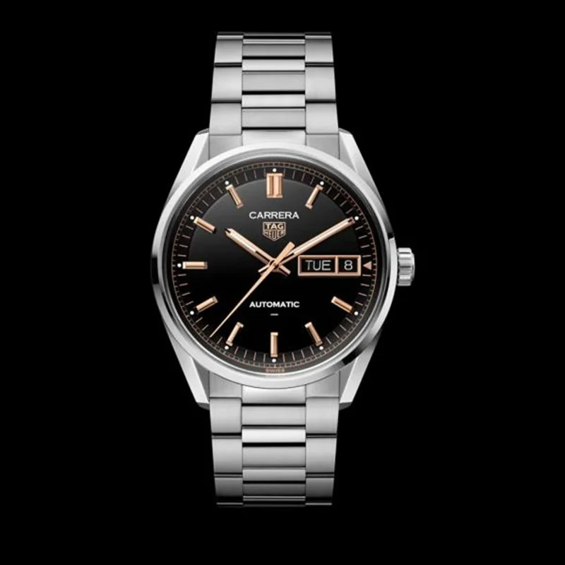 Premium Tag Heuer Carrera Watch Silver Black For Men (BOT3151) - stayhit.in