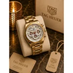 Premium Tag Heuer Cr7 Watch White Gold For Men (LAB1046) - stayhit.in