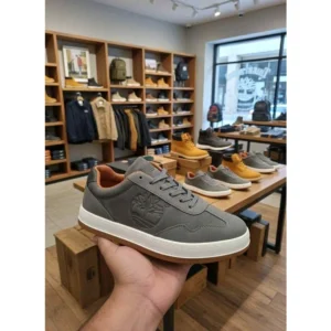 Premium Timberland Casual Sneaker Suede Grey For Men (WS300) - stayhit.in