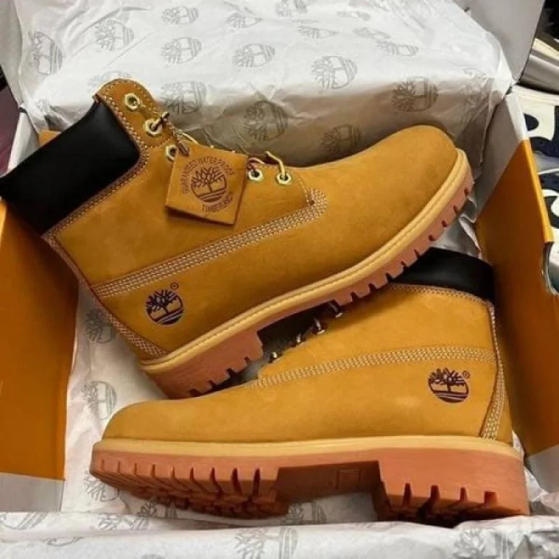 Premium Timberland Long Boot Wheat Brown Tan For Men (SOS250) - stayhit.in