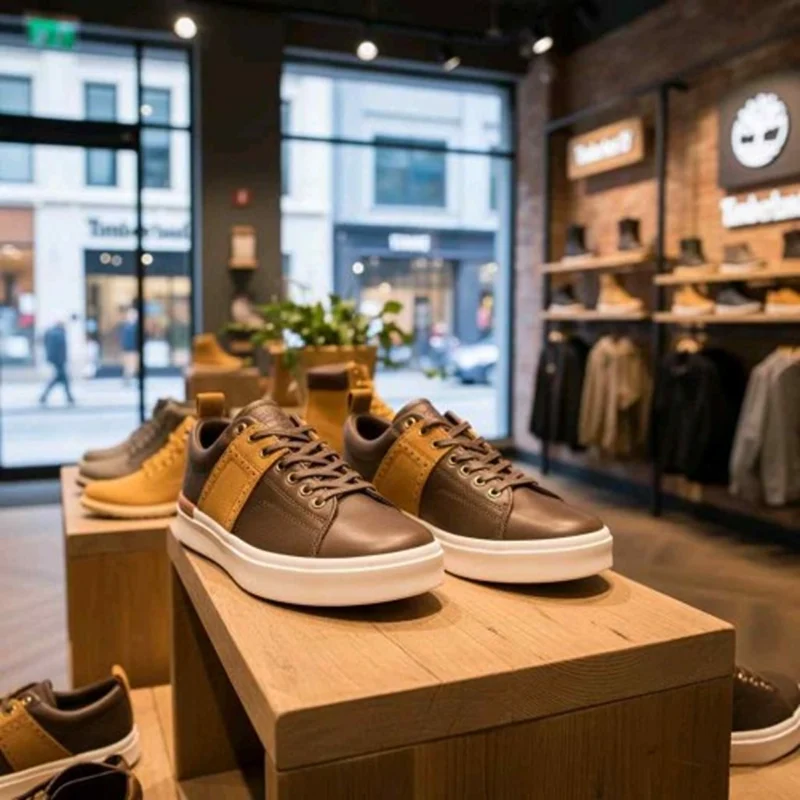 Premium Timberland Tan Leather Sneaker Brown For Men (WS298) - stayhit.in