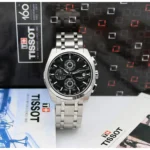 Premium Tissot 1853 Couturier Watch Black Dial For Men (FGS58) - stayhit.in