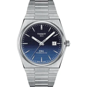 Premium Tissot 1853 Prx Watch Automatic Silver Blue For Men (WS147) - stayhit.in