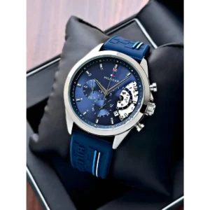Premium Tommy Hilfiger Baker Watch Blue Strap For Men (SOS515) - stayhit.in