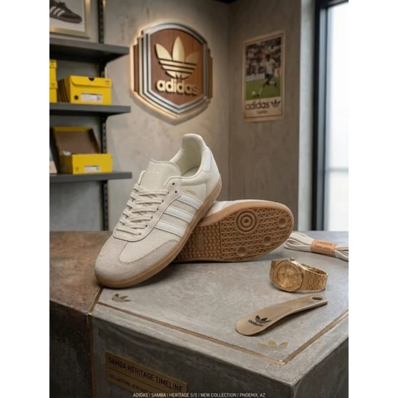 Stylish Adidas Samba Aluminium Gum Shoes For Men (WS265) - stayhit.in