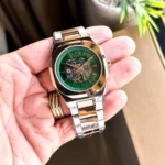 Stylish Armani Auto Watch Rose TT Green For Men (BOT3320) - stayhit.in
