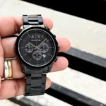 Stylish Armani Exchange Gunmetal Watch For Men (LAB730) - stayhit.in