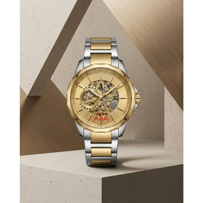 Stylish Armani Exchange Watch Gunmetal Automatic For Men (BT309) - stayhit.in