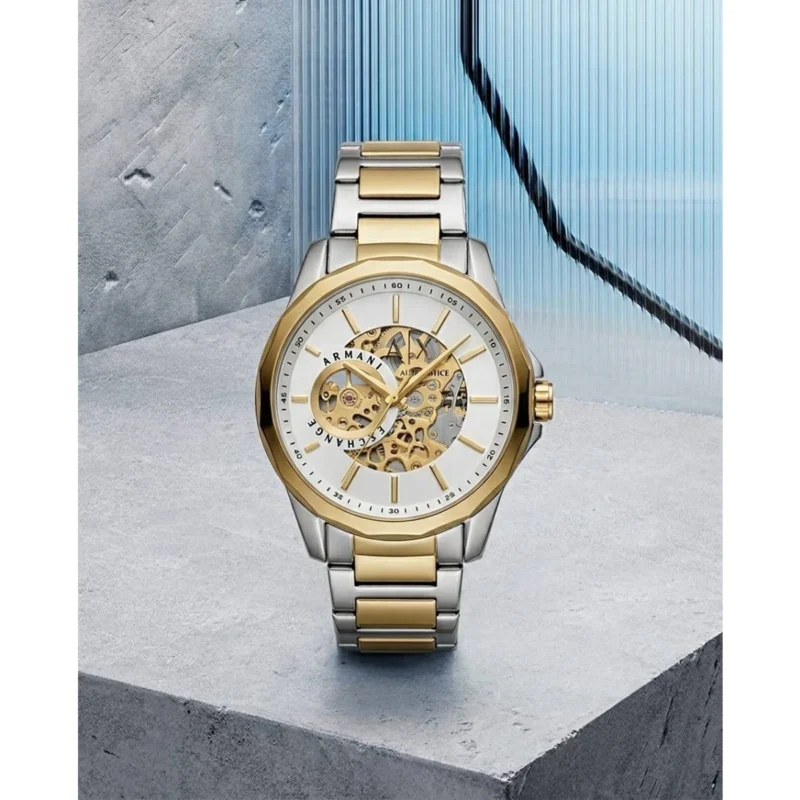 Stylish Armani Exchange Watch Gunmetal Automatic For Men (BT310) - stayhit.in
