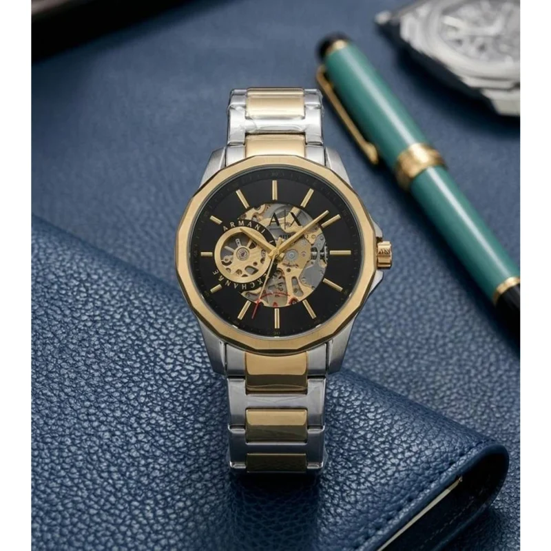 Stylish Armani Exchange Watch Gunmetal Automatic For Men (BT311) - stayhit.in