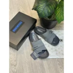 Stylish Birkenstock Adjust Velcro Slides Straps Soft Cushion Grey For Men (HS434) - stayhit.in