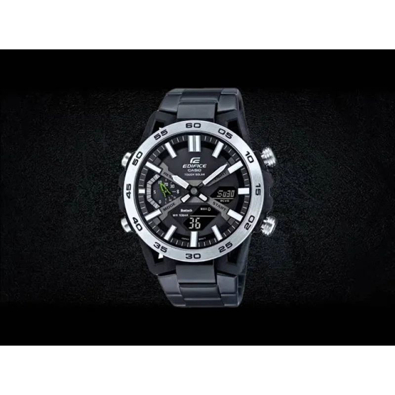 Stylish Casio Edifice Ecb2000 Watch Black For Men (SOS134) - stayhit.in