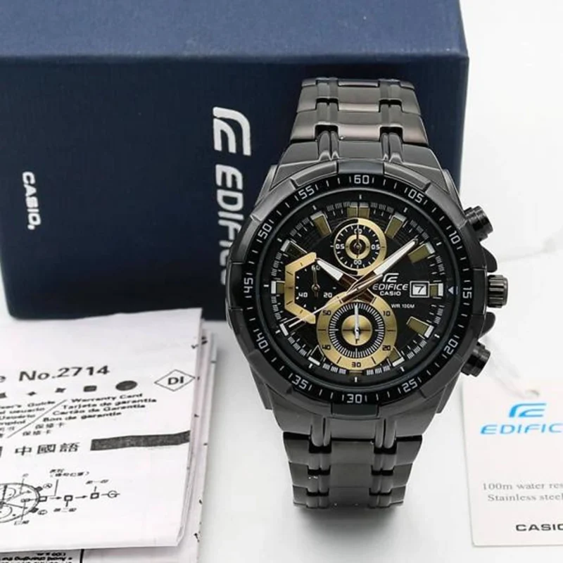 Stylish Casio Edifice Efr539 Watch Black For Men (BOT3882) - stayhit.in