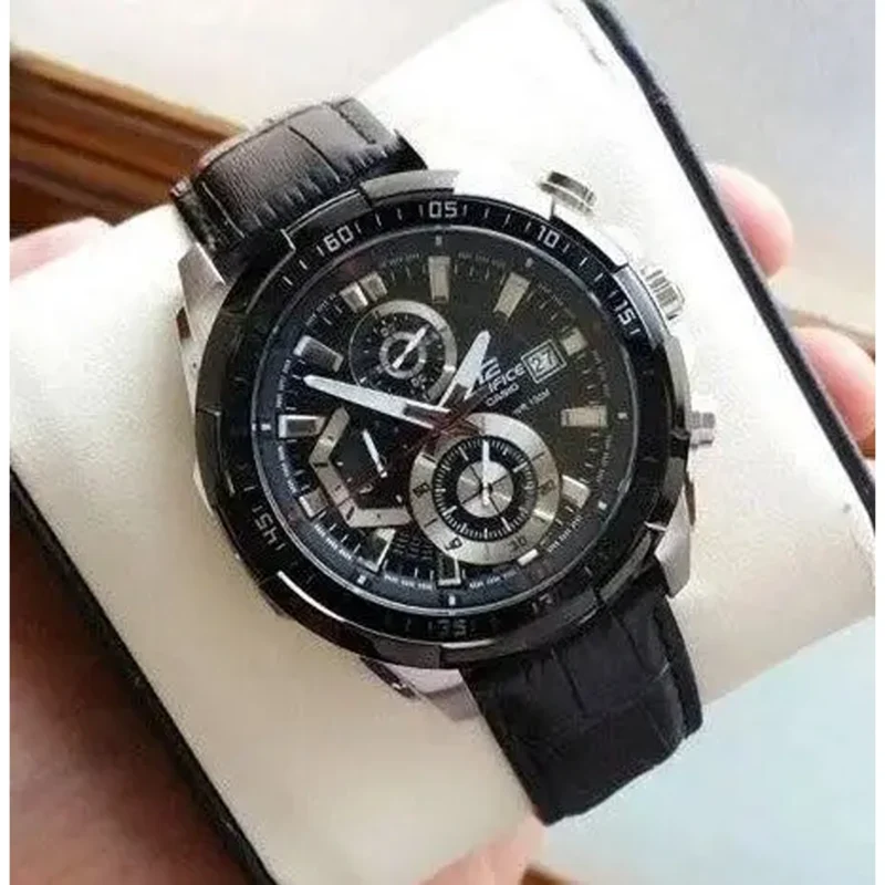 Stylish Casio Edifice Watch Black For Men (JH561) - stayhit.in
