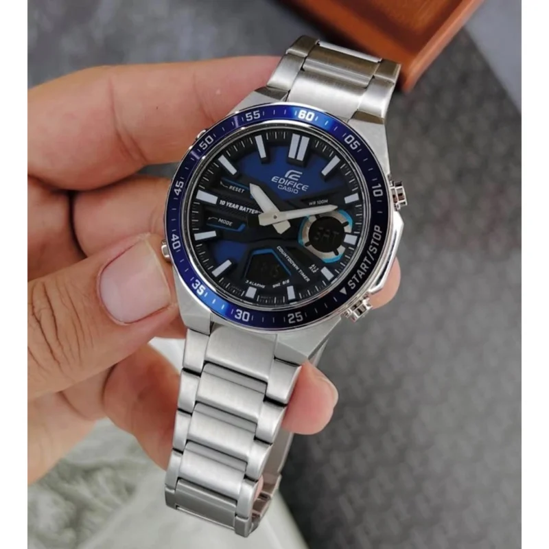 Stylish Casio Edifice Watch Silver For Men (SOS142) - stayhit.in