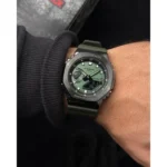 Stylish Casio G shock Gm2100 Watch Green Dial For Men