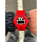 Stylish Casio G Shock X Supreme Watch Red Black For Men