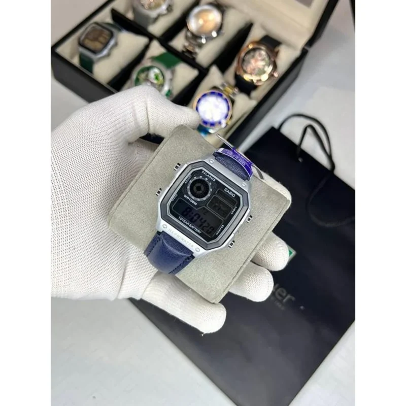 Stylish Casio Illuminator Watch Blue Silver For Men (BOT3095) - stayhit.in