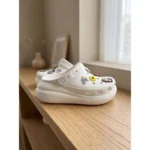 Stylish Crocs Crush Clogs White For Men (FGS74) - stayhit.in