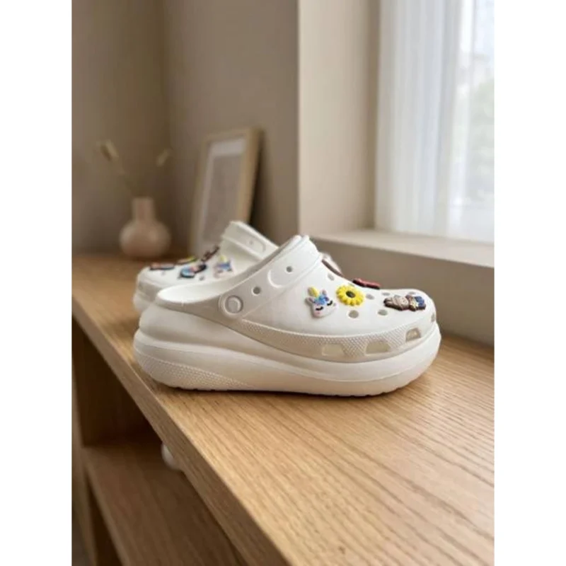 Stylish Crocs Crush Clogs White For Men (FGS74) - stayhit.in