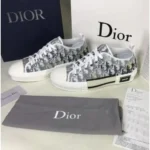 Stylish Dior B23 Oblique Low Top Sneaker White Black For Men (BOT2678) - stayhit.in