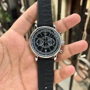 Stylish Emporio Armani Hampton Watch Black For Men (BOT3361) - stayhit.in