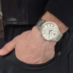 Stylish Emporio Armani Watch Silver White For Men