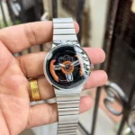 Stylish Ferrari Spirit Spinner Watch Silver For Men