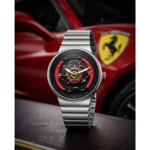 Stylish Ferrari Spirit Spinner Watch Silver For Men (BOT3897) - stayhit.in