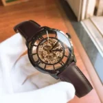 Stylish Fossil Townsman Automatic Watch Brown Black For Men