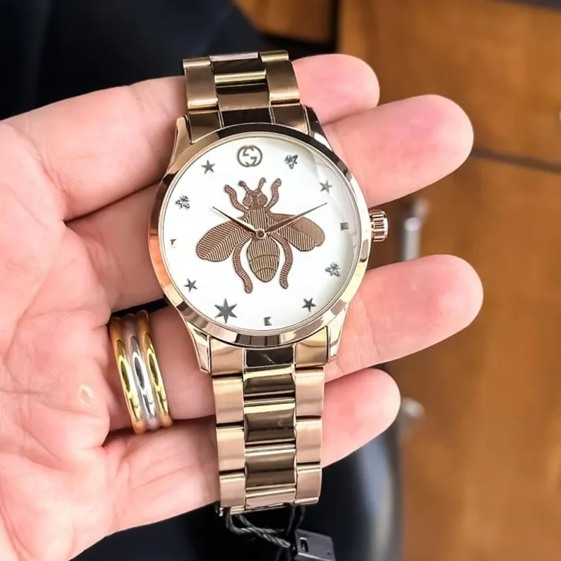 Stylish Gucci Watch Rose White For Men (BOT1442) - stayhit.in