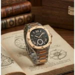 Stylish Guess Square Watch Two Tone Copper Black For Men (BOT3343) - stayhit.in